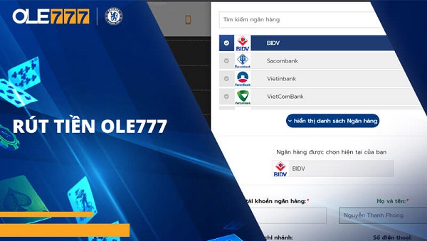 Điều kiện để rút tiền Ole777